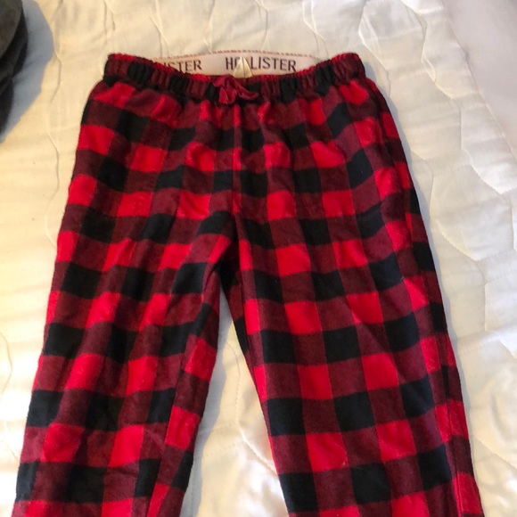 red flannel joggers